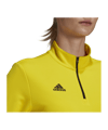 adidas Entrada 22 HalfZip Sweatshirt Damen Gelb - gelb