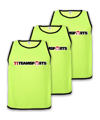 Cawila Leibchen 11teamsports 3er Set Gelb - gelb