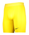 Nike Pro Strike Short Gelb Schwarz F719 - gelb