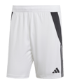 adidas Tiro 24 Short Weiss Schwarz - weiss