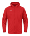 JAKO Team 2.0 Allwetterjacke Kids Rot F100 - rot