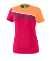 Erima 5-C T-Shirt Damen Pink Orange | - pink