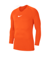 Nike Park First Layer Top langarm Orange F819 - orange