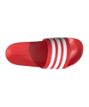 adidas Cloudfoam Adilette Shower Regular Rot Weiss - rot