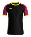 JAKO Iconic Trikot Kids Schwarz Pink Gelb F805 | - schwarz