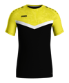 JAKO Icon T-Shirt Schwarz Gelb F808 | - schwarz