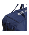 adidas Tiro League Duffel Bag Gr. L Blau Weiss - dunkelblau