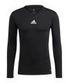 adidas Team Base Top langarm Schwarz - schwarz
