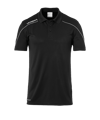 Uhlsport Stream 22 Poloshirt Schwarz Weiss F01 - schwarz