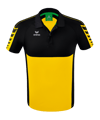 Erima Six Wings Poloshirt Gelb Schwarz - gelb