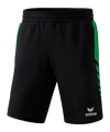 Erima SIX WINGS Short Schwarz Grün - schwarz