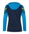JAKO Performance Kapuzenjacke Damen Blau F908 - blau