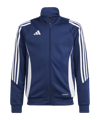 adidas Tiro 24 Trainingsjacke Kids Blau Weiss - blau