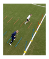 Cawila Trainingsstange L | 1,60m | Ø 25mm | Rot - rot