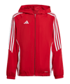 adidas Tiro 24 Windbreaker Kids Rot Weiss | - rot