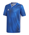 adidas Tiro 19 Trikot kurzarm Kids Blau Weiss - blau