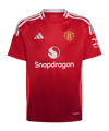adidas Manchester United Trikot Home 2024/2025 Kids Rot - rot