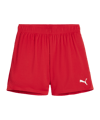 PUMA teamGOAL Short Damen Rot Weiss F01 - rot