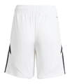 adidas Tiro 24 Short Kids Weiss Schwarz - weiss