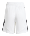 adidas Tiro 24 Short Kids Weiss Schwarz - weiss