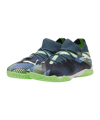 PUMA FUTURE 7 Match + Mid IN Lights Out Jr Kids Grau Weiss F03 - grau