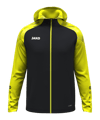JAKO Sonic Kapuzenjacke Damen Schwarz F819 - schwarz