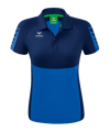 Erima Six Wings Poloshirt Damen Blau - blau