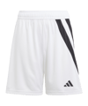 adidas Fortore 23 Short Kids Weiss Schwarz - weiss