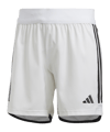 adidas Tiro 23 Competition Match Short Damen Weiss Schwarz - weiss
