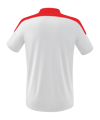 Erima Change by Poloshirt Weiss Rot | - weiss