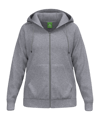 Erima TS Kapuzenjacke Damen Grau | - grau