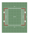 Cawila ACADEMY Spielfeldmarkierung 32x25m