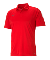 PUMA teamLIGA Sideline Polo Rot Weiss F01 - rot