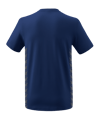 Erima Essential Team T-Shirt Kids Blau Fnewnavyslategrey - blau