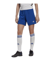 adidas Entrada 22 Short Damen Blau Weiss - blau