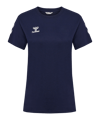 Hummel Go 2.0 Chevron T-Shirt Damen Blau F7026 