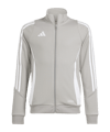 adidas Tiro 24 Trainingsjacke Kids Grau Weiss - grau