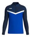 JAKO Iconic HalfZip Sweatshirt Blau F403 - blau