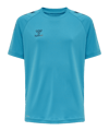Hummel hmlCORE XK Poly T-Shirt Kids Blau F8729 - blau