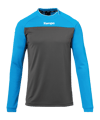 Kempa Prime Shirt langarm Grau Blau F02 - grau