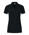 Jako Organic Stretch Polo Shirt Damen Schwarz F800 - schwarz