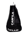 Cawila Ballsack 12 Fussbälle Schwarz - schwarz