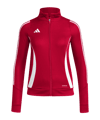 adidas Tiro 24 Trainingsjacke Damen Rot Weiss | - rot