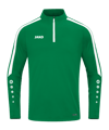 JAKO Power Sweatshirt Grün Weiss F200 - gruen