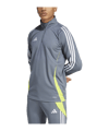 adidas Tiro 24 Trainingstop Grau Gelb - grau