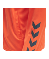 Hummel hmlPROMO Poly Trainingsanzug Grün F3408 - orange