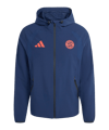 adidas FC Bayern München Tiro Travel Windjacke Blau - blau