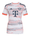 adidas FC Bayern München Trikot Away 2025/2026 Damen Weiß - weiss