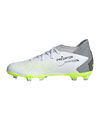 adidas Predator Accuracy.3 FG Crazyrush Kids Weiss Schwarz Gelb - weiss