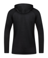 JAKO Challenge Freizeit Kapuzenjacke Damen F503 - schwarz